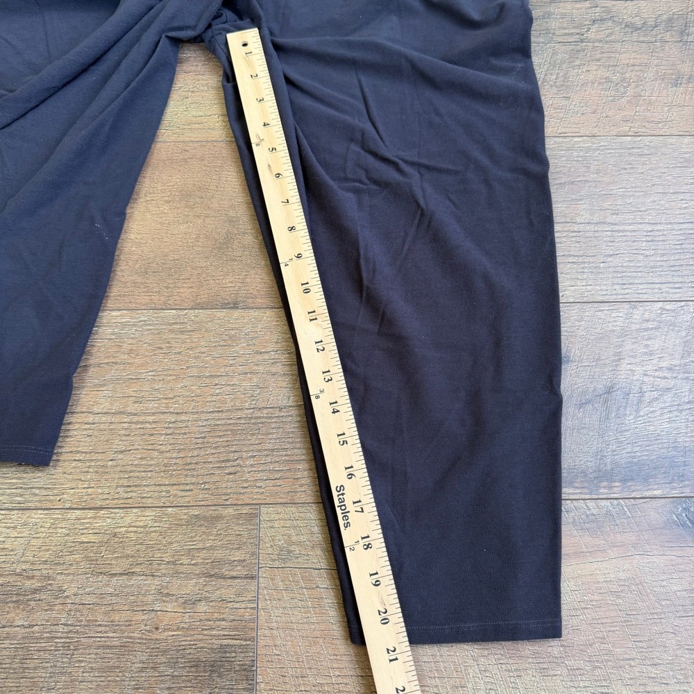 3 Pairs Eileen Fisher Cropped Leggings Women XL Black Gray Bundle - Picture 7 of 15
